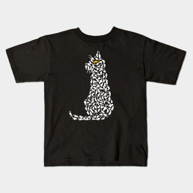 Cat and Mouse... Kids T-Shirt by NDTank